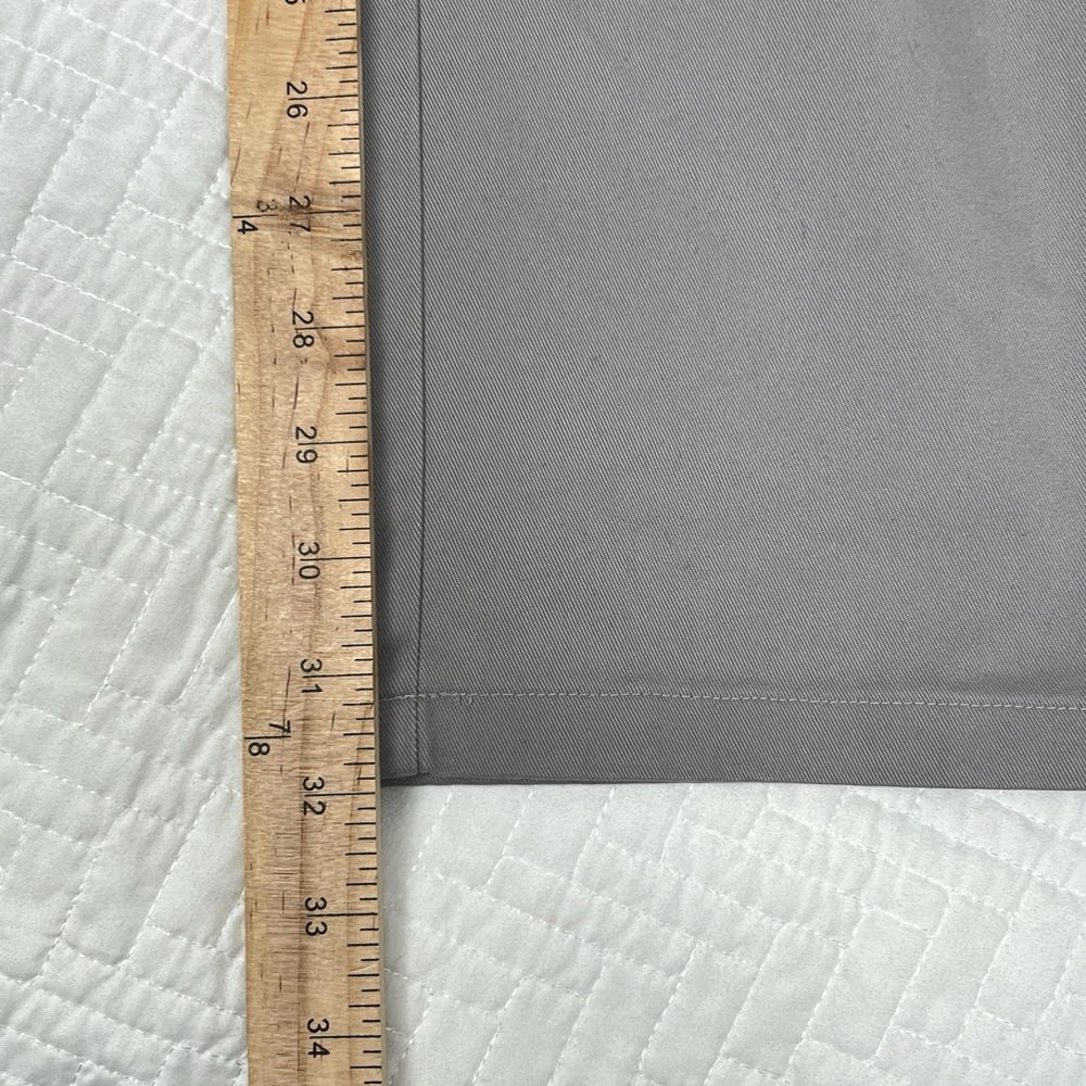 Charles Tyrwhitt Classic Fit Dress Pants 34x32 Light Gray Non-Iron Flat Front - Picture 8 of 10